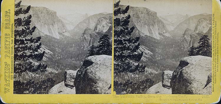 Watkins Yosemite Valley stereoview
