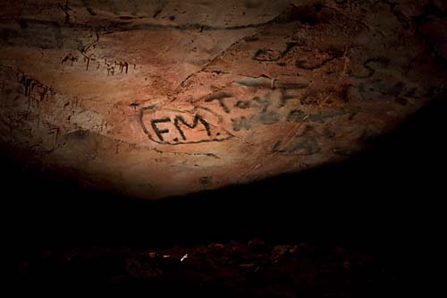 Graffiti in Lehman Caves