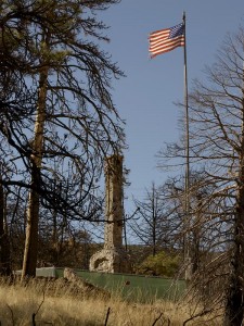 MtLaguna_Chimney remains and flag