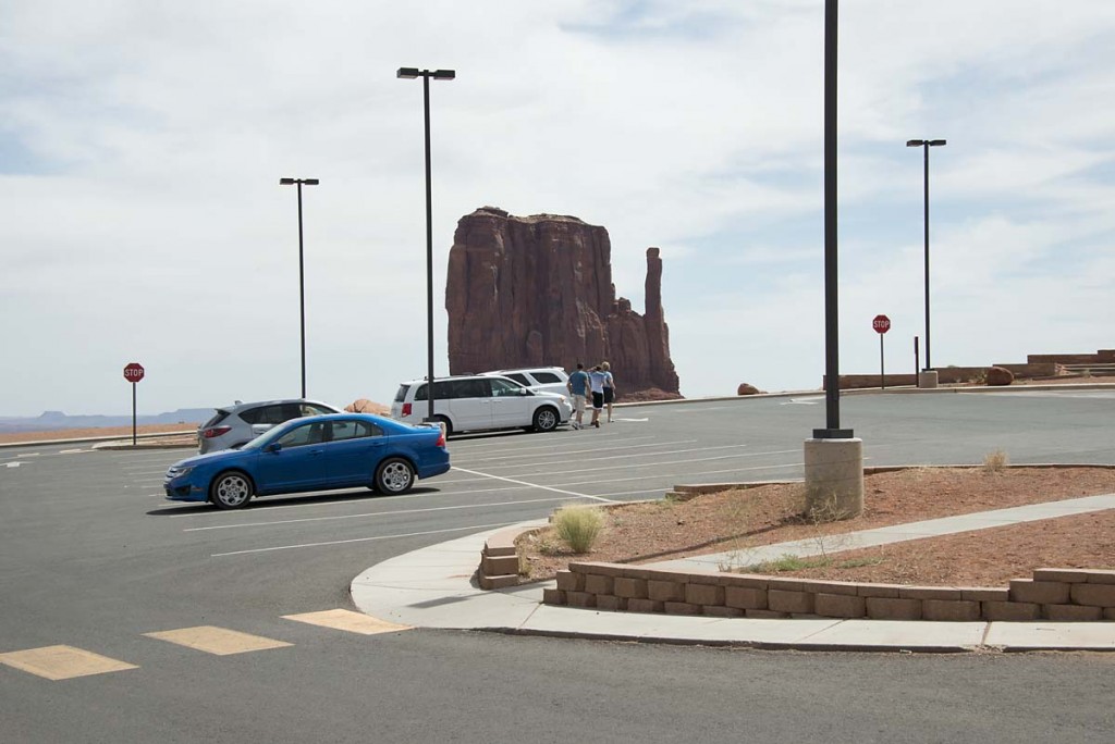 Monument Valley: the grand view from the parking lot